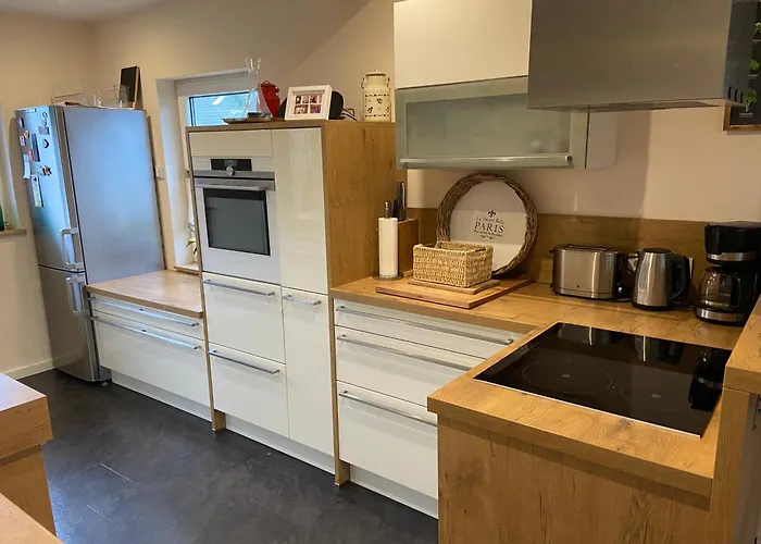 Haus Ostend Ganzes Mit Garten Ideal Fuer Zwei Erwachsene Und Zwei Dom wakacyjny Espelkamp-Mittwald